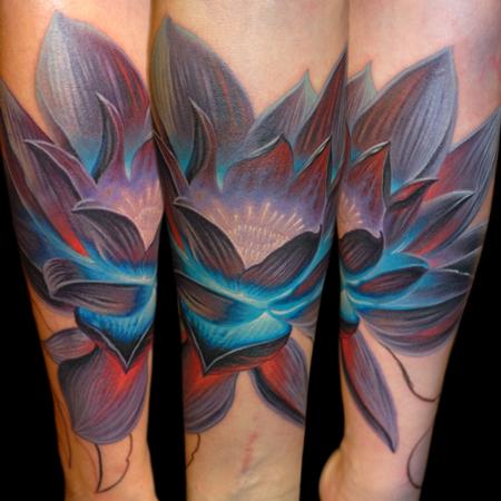 Tattoos - Black Lotus Color Tattoo (in-progress) - 115231